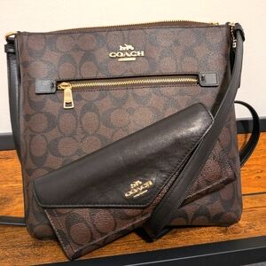 Coach Crossbody Bag and Wallet.